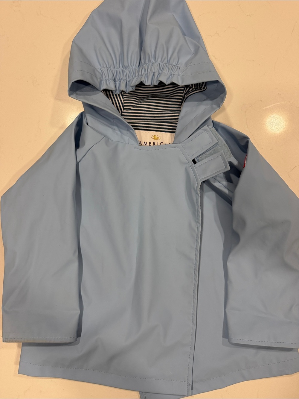 Widgeon Kids' Light Blue Hooded Raincoat